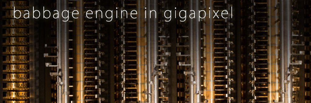 Babbage Difference Engine in Gigapixel